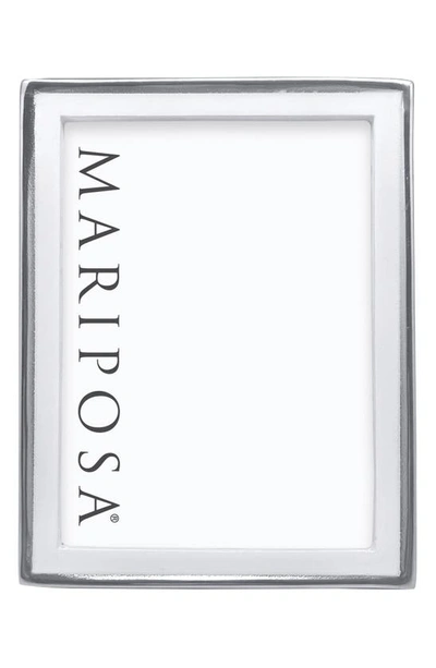 Mariposa Signature Enamel Picture Frame In White