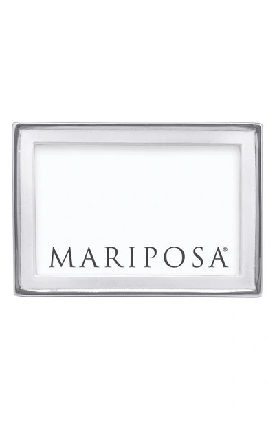 Shop Mariposa Signature Enamel Picture Frame In White