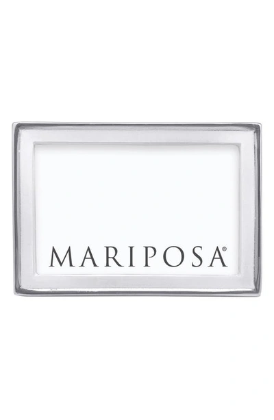 Mariposa Signature Enamel Picture Frame In White