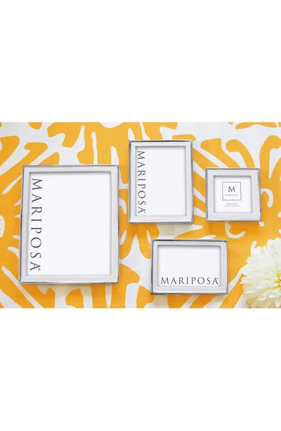 Mariposa Signature Enamel Picture Frame In White