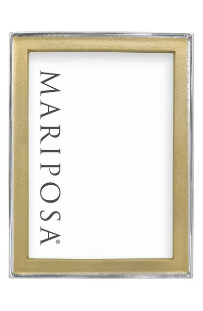 Mariposa Signature 4''x 4'' Enamel Frame In Gold