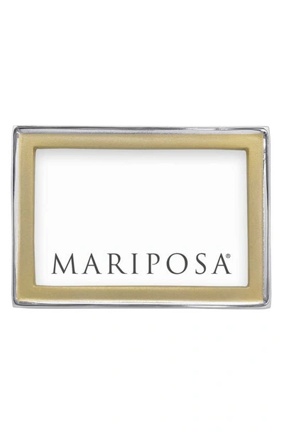 Mariposa Signature 4''x 4'' Enamel Frame In Gold