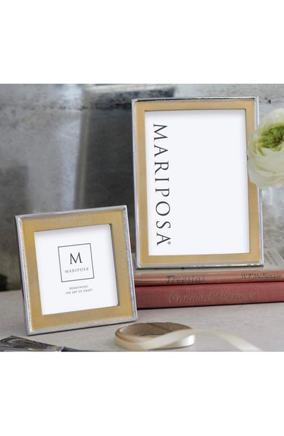 Mariposa Signature 4''x 4'' Enamel Frame In Gold
