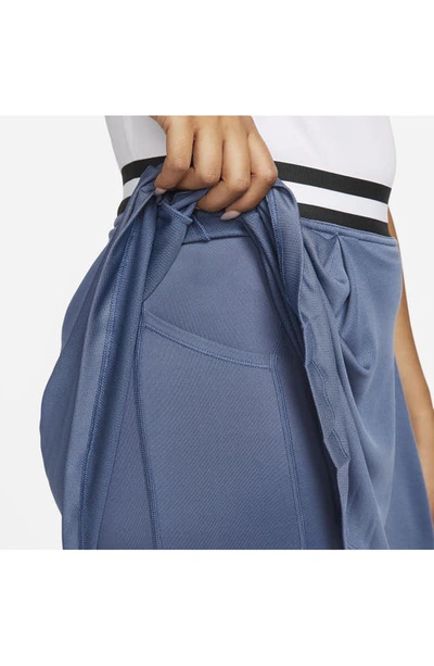 Shop Nike Court Dri-fit Heritage Tennis Skirt In Diffused Blue