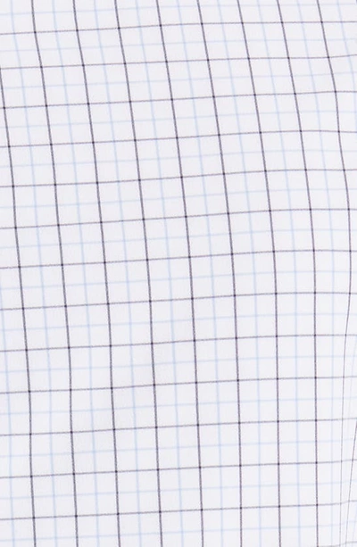 Mizzen + Main Leeward Trim Fit Montgomery Tatterasall Check Performance Button-up Shirt In White