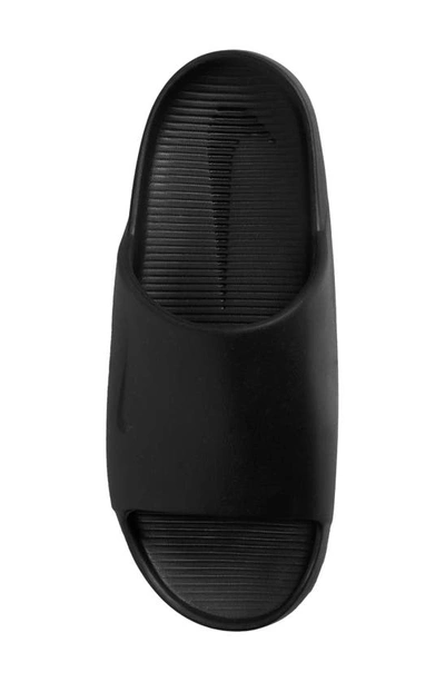 Nike Serene Contoured Open Toe Slides In Black