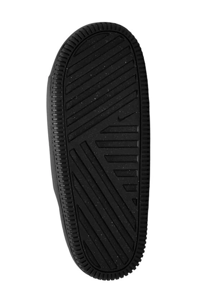 Nike Serene Contoured Open Toe Slides In Black