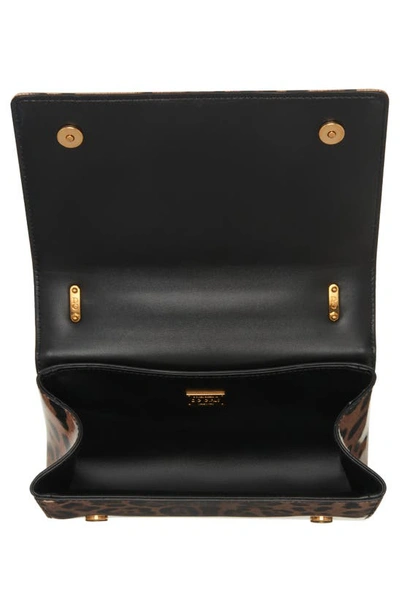 Shop Dolce & Gabbana Dg Girls Leopard Print Leather Shoulder Bag