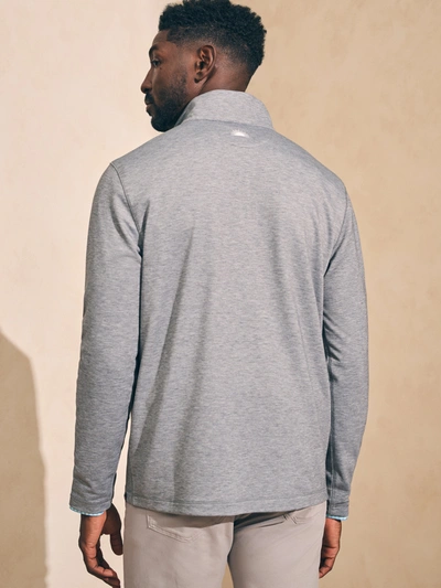 Faherty Movement&trade; Quarter Zip In Fall Rock Feeder