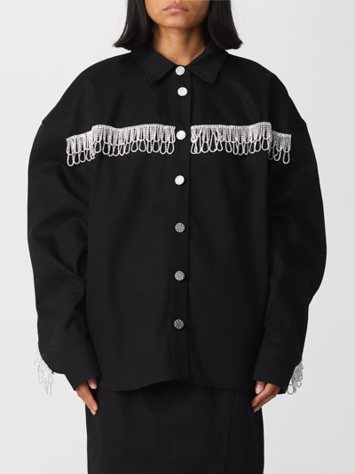 Shop Rotate Birger Christensen Shirt Rotate Woman Color Black
