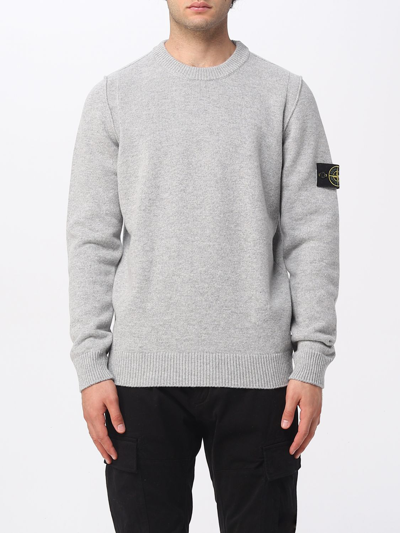 Grey stone island 2025 jumper mens