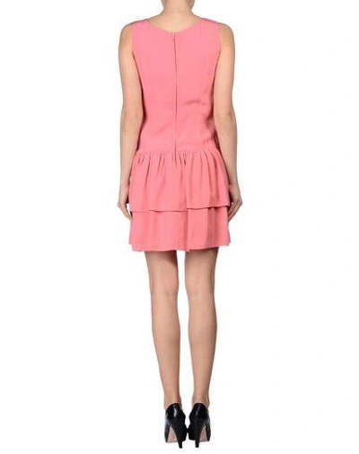 Shop Red Valentino Short Dress In Pastel Pink