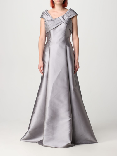 Shop Alberta Ferretti Dress  Woman Color Grey