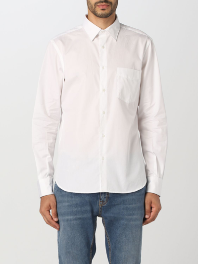 Shop Aspesi Shirt  Men Color White