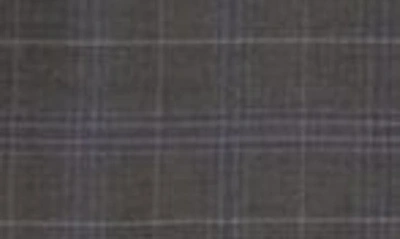 English Laundry Trim Fit Plaid Two-button Suit In Gray