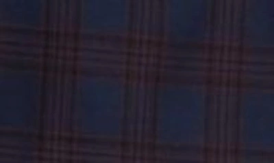 English Laundry Trim Fit Plaid Two-button Suit In Blue