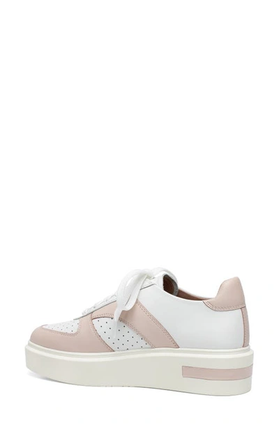 Linea Paolo Kayleen Sneaker In Eggshell/ Pale Pink