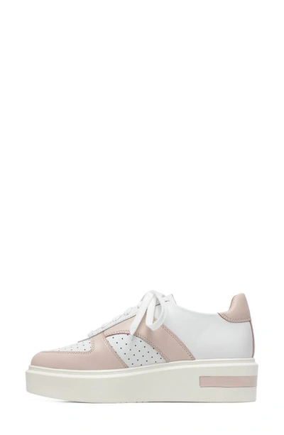 Linea Paolo Kayleen Sneaker In Eggshell/ Pale Pink