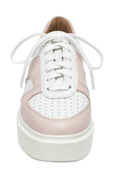 Linea Paolo Kayleen Sneaker In Eggshell/ Pale Pink