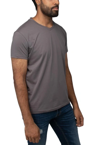 Shop X-ray Xray V-neck Flex T-shirt In Frosted Grey