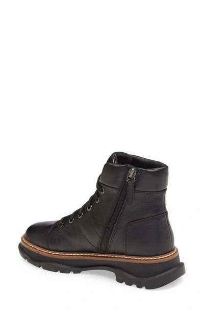 Linea Paolo Boca Lace-up Boot In Black Leather