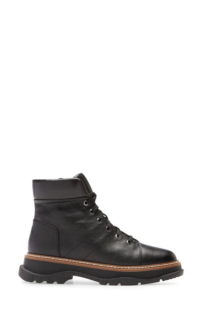 Linea Paolo Boca Lace-up Boot In Black Leather