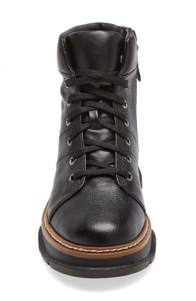 Linea Paolo Boca Lace-up Boot In Black Leather