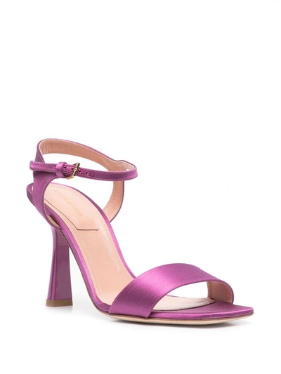 Shop Alberta Ferretti Sandals In Purple