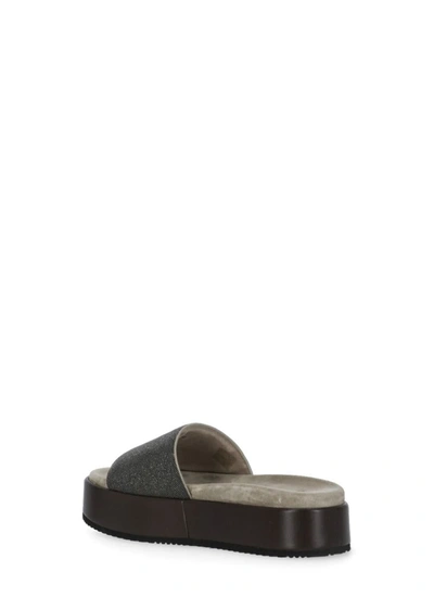 Shop Brunello Cucinelli Sandals In Canna Di Fucile