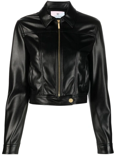 Shop Chiara Ferragni Jackets In Black