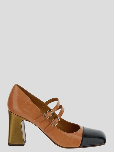 Shop Chie Mihara Double-strap Oly Pumps