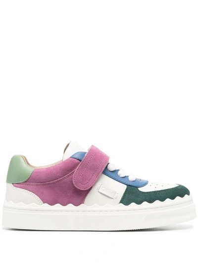 Shop Chloé Chloè Sneakers In Creamy Lilac