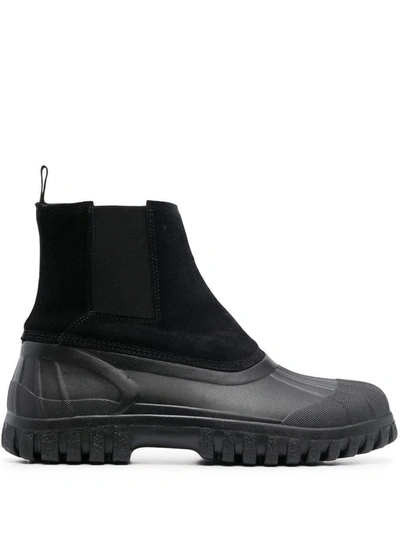 Shop Diemme Leather Boot In Black