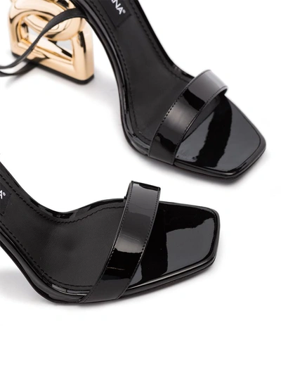 Shop Dolce & Gabbana - Dg Pop Keira Sandals In Black