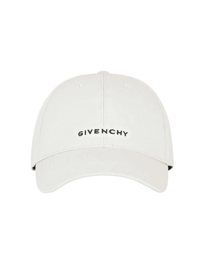 Shop Givenchy Stone Baseball Hat With  4g Embroidery In Grey