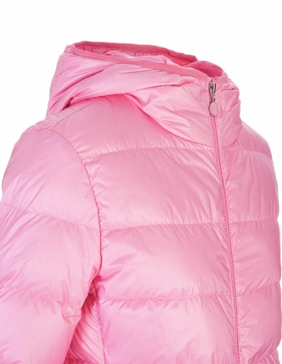 Shop Moncler Gles Down Jacket In Pink