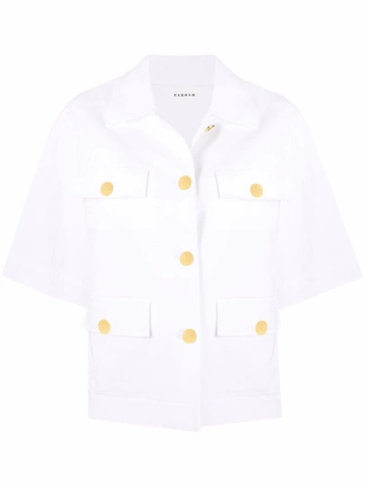 Shop P.a.r.o.s.h . Cotton Jacket In White