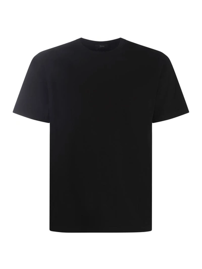 Shop Herno T-shirt In Black