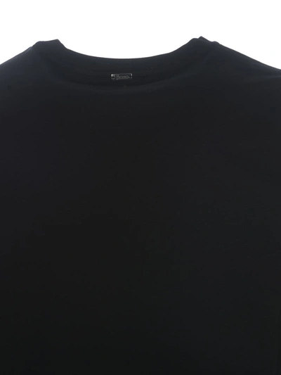 Shop Herno T-shirt In Black
