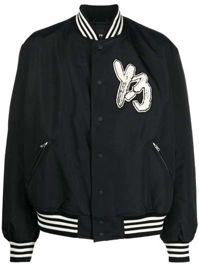 Shop Y-3 Jacket With Logo In Black