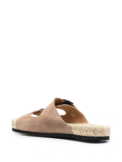 Shop Manebi Sandals In Brown