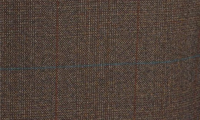 Shop Bottega Veneta Prince Of Wales Plaid Wool Sport Coat In 2172 Brown/ Red/ Blue