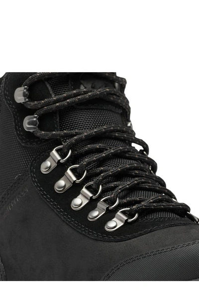 Shop Sorel Ankeny Ii Waterproof Hiking Boot In Black/ Gum 10