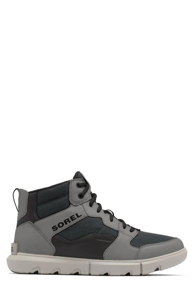 Shop Sorel Explorer Next Waterproof Sneaker In Grill/ Dove