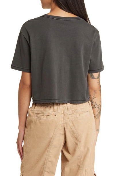 Shop Bp. Oversize Crop T-shirt In Black