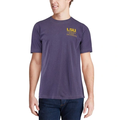 Shop Image One Purple Lsu Tigers Comfort Colors Campus Icon T-shirt