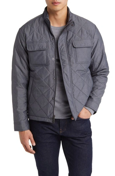 Shop Peter Millar New Norfolk Quilted Jacket In Iron