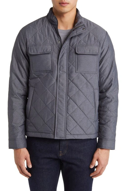 Shop Peter Millar New Norfolk Quilted Jacket In Iron