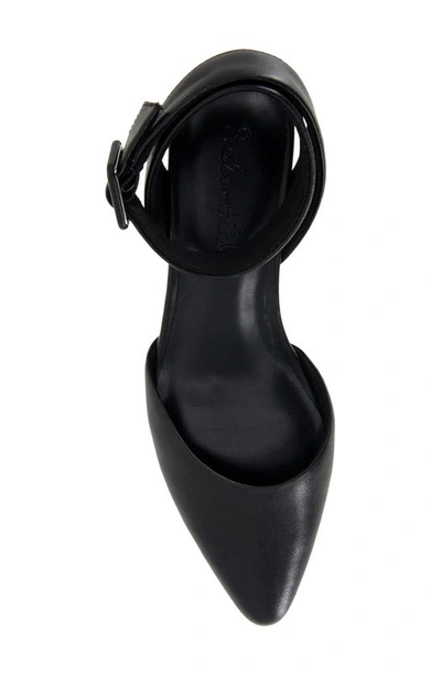 Shop Splendid Lisetta Pointed Toe Ankle Wrap Pump In Black