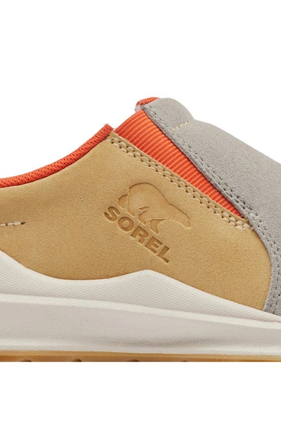 Shop Sorel Ona Waterproof Insulated Slip-on Shoe In Aged Canvas/ Dove
